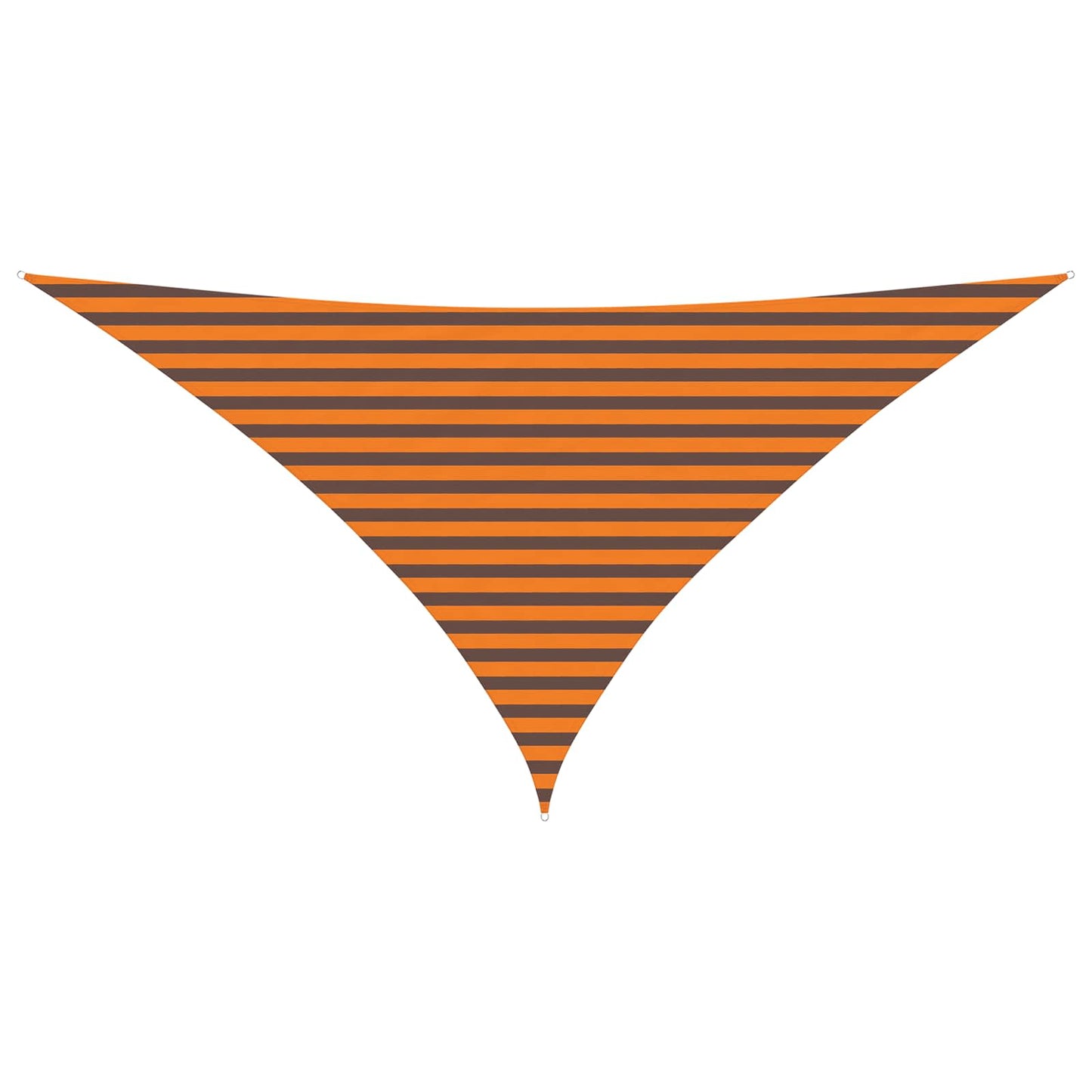 Sun Shade Sail Orange and Brown 3.5 x 3.5 x 4.9 m