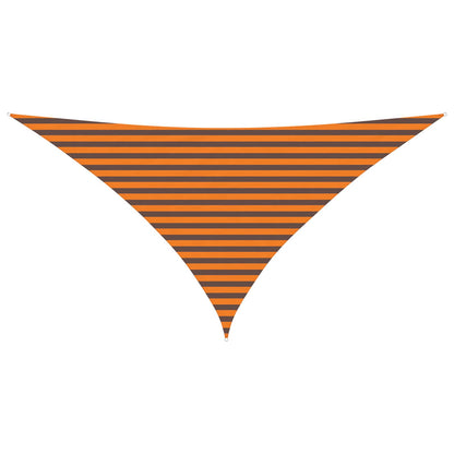 Sun Shade Sail Orange and Brown 3.5 x 3.5 x 4.9 m