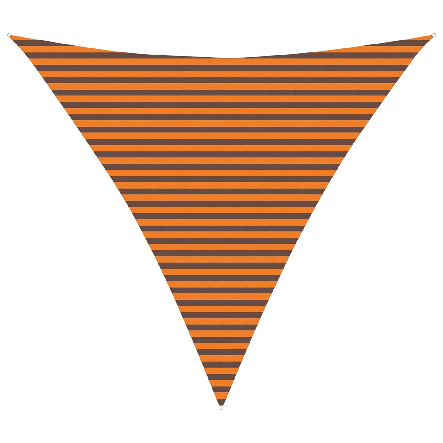 Sun Shade Sail Orange and Brown 4.5 x 4.5 x 4.5 m