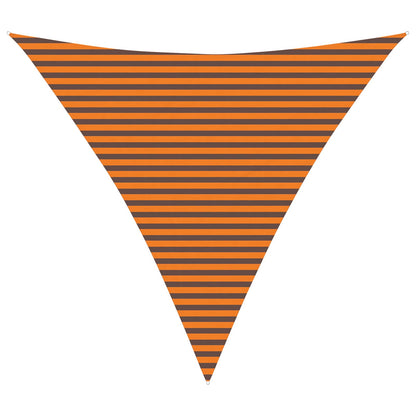 Sun Shade Sail Orange and Brown 4.5 x 4.5 x 4.5 m