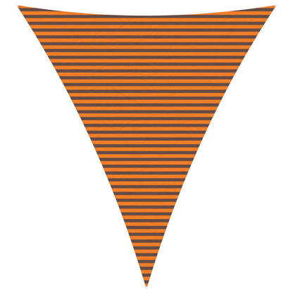 Sun Shade Sail Orange and Brown 5 x 6 x 6 m