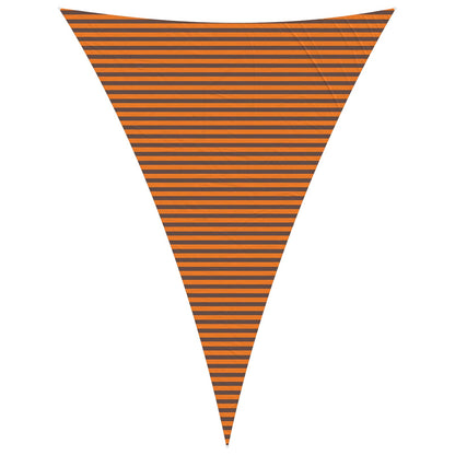 Sun Shade Sail Orange and Brown 5 x 7 x 7 m