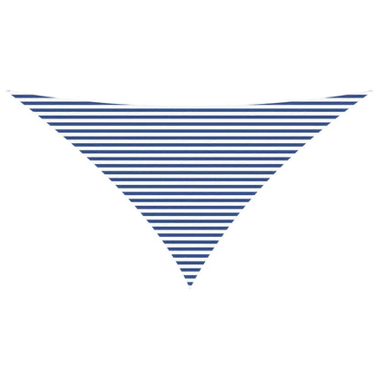 Sun Shade Sail Blue and White 7 x 5 x 5 m 100% Polyester Oxford