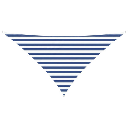 Sun Shade Sail Blue and White 2.5 x 2.5 x 3.5 m