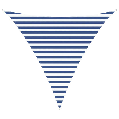 Sun Shade Sail Blue and White 3 x 3 x 3 m 100% Polyester Oxford