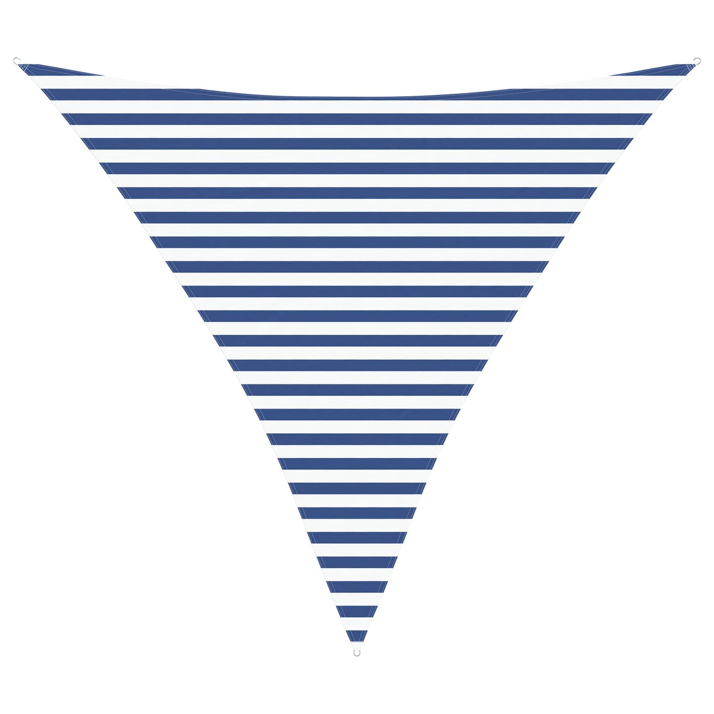 Sun Shade Sail Blue and White 3.6 x 3.6 x 3.6 m