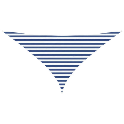 Sun Shade Sail Blue and White 3 x 3 x 4.24 m
