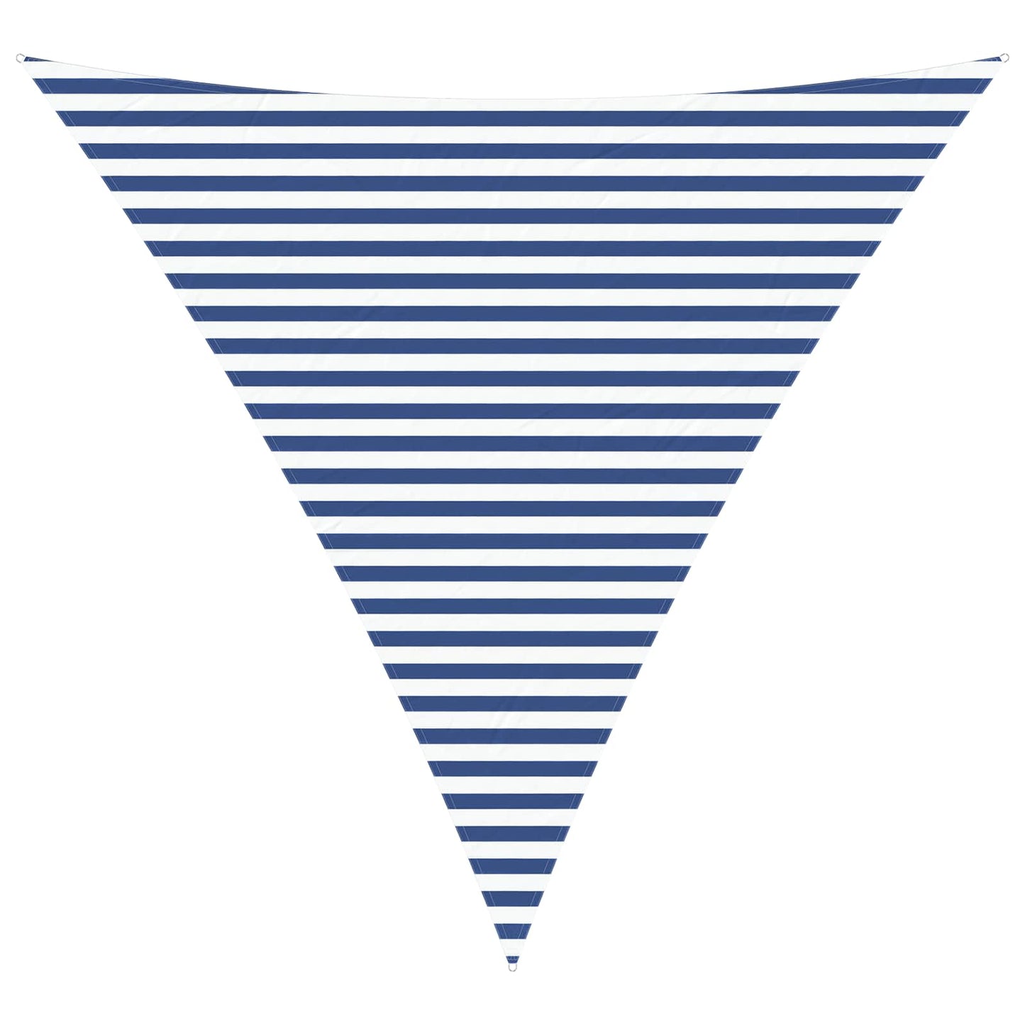 Sun Shade Sail Blue and White 4 x 4 x 4 m 100% Polyester Oxford