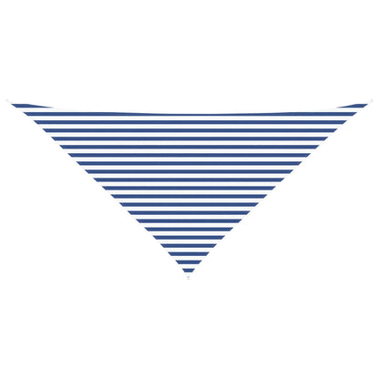 Sun Shade Sail Blue and White 4 x 4 x 5.8 m