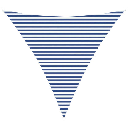 Sun Shade Sail Blue and White 4.5 x 4.5 x 4.5 m