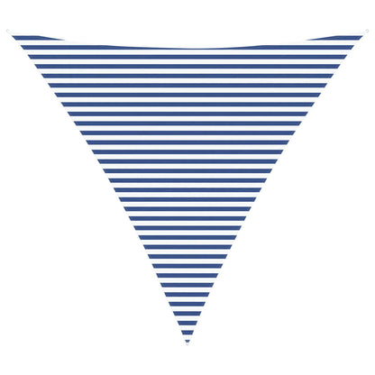 Sun Shade Sail Blue and White 5 x 5 x 5 m 100% Polyester Oxford