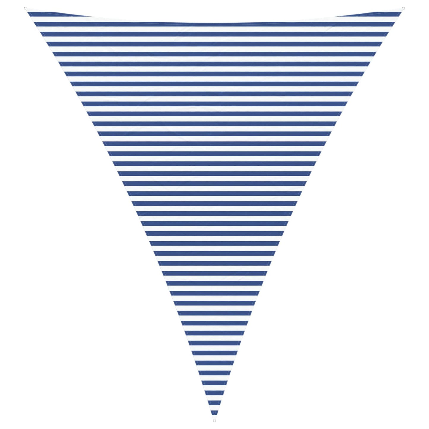 Sun Shade Sail Blue and White 5 x 6 x 6 m 100% Polyester Oxford
