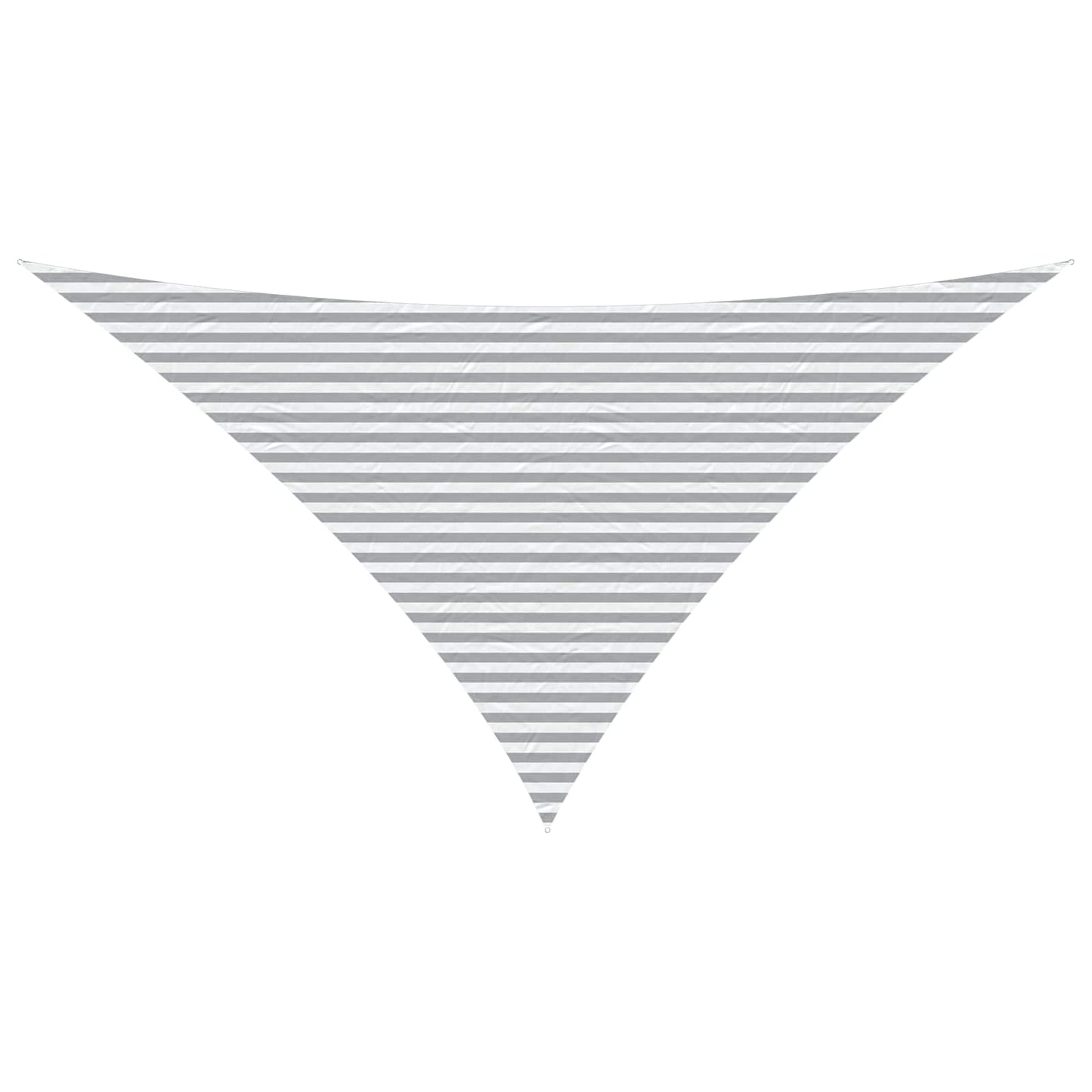 Sun Shade Sail Light Grey and White 7 x 5 x 5 m