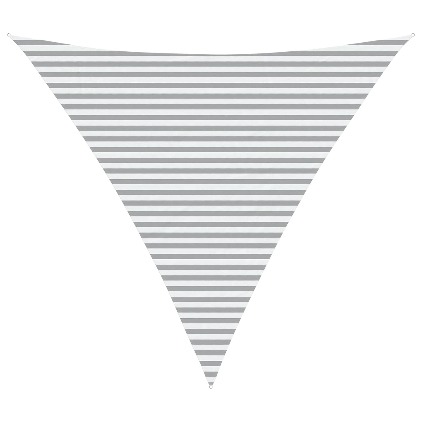 Sun Shade Sail Light Grey and White 5 x 5 x 5 m