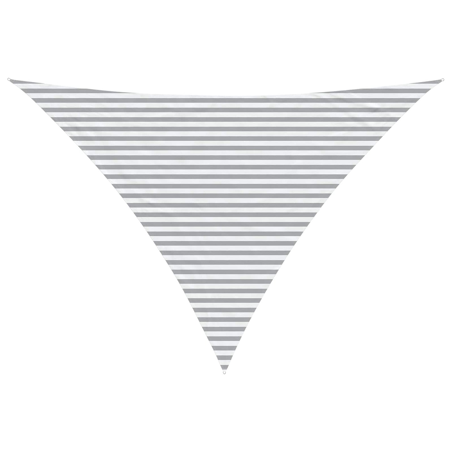 Sun Shade Sail Light Grey and White 5 x 5 x 6 m