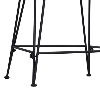 Bar Stool 2 pcs Natural 44 x 54 x 96 cm Rattan and Steel