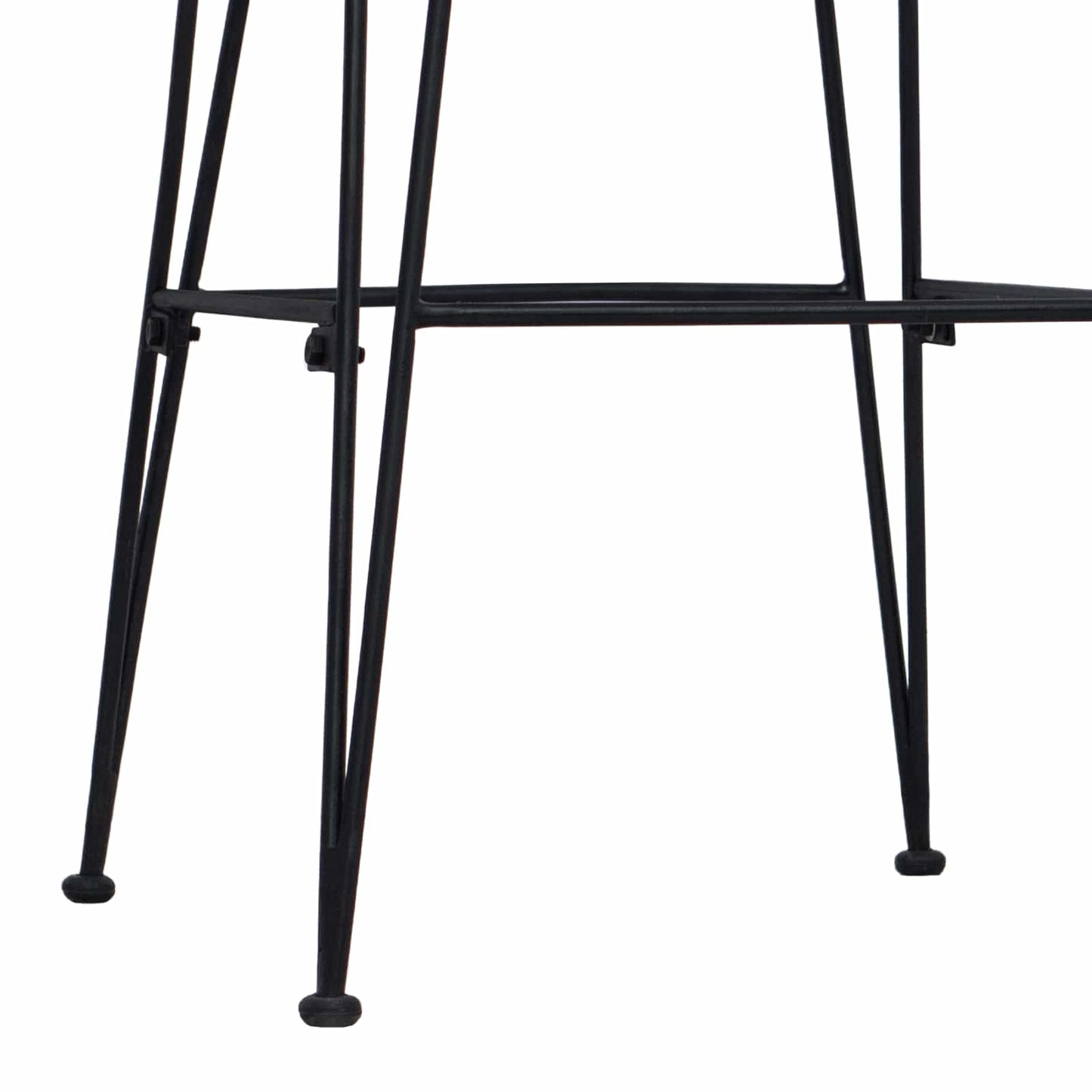 Bar Stool 2 pcs Natural 44 x 55 x 109 cm Rattan and Steel