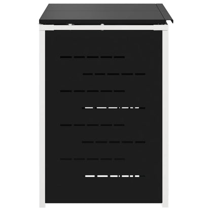 Wheelie Bin Storage for 2 Bins 240L Stainless Steel Black
