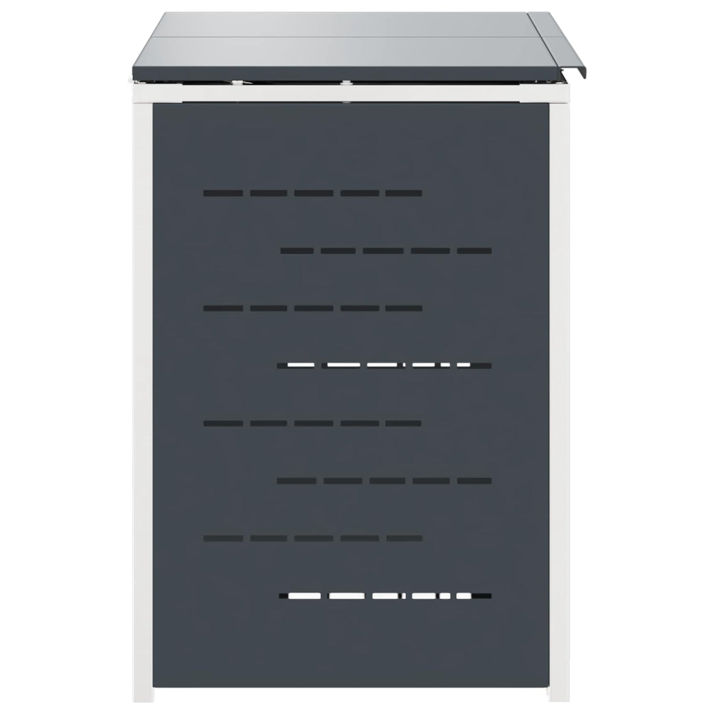 Wheelie Bin Storage for 2 Bins 240L Stainless Steel Anthracite