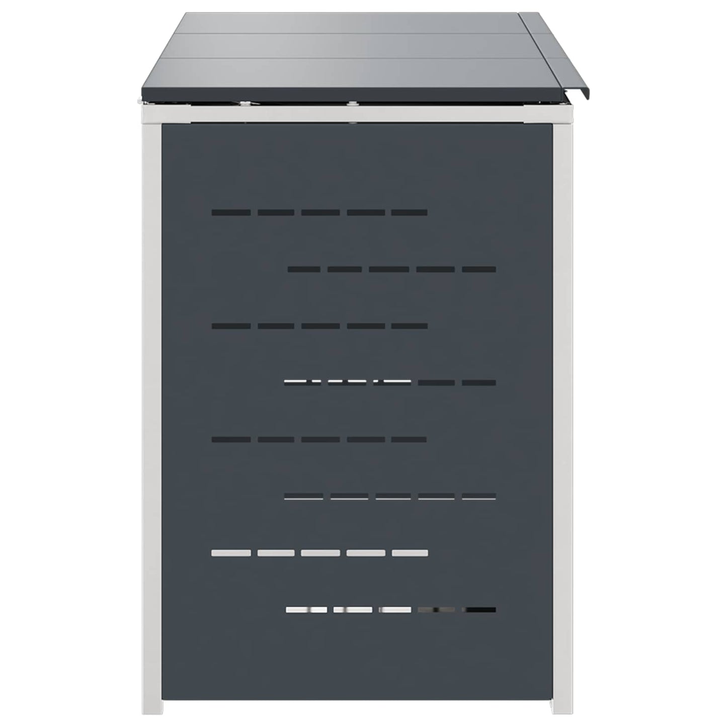 Wheelie Bin Storage for 3 Bins 240L Stainless Steel Anthracite