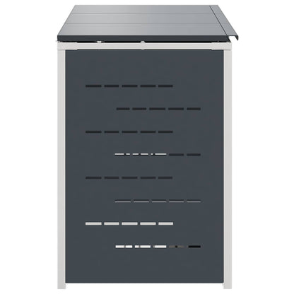 Wheelie Bin Storage for 3 Bins 240L Stainless Steel Anthracite