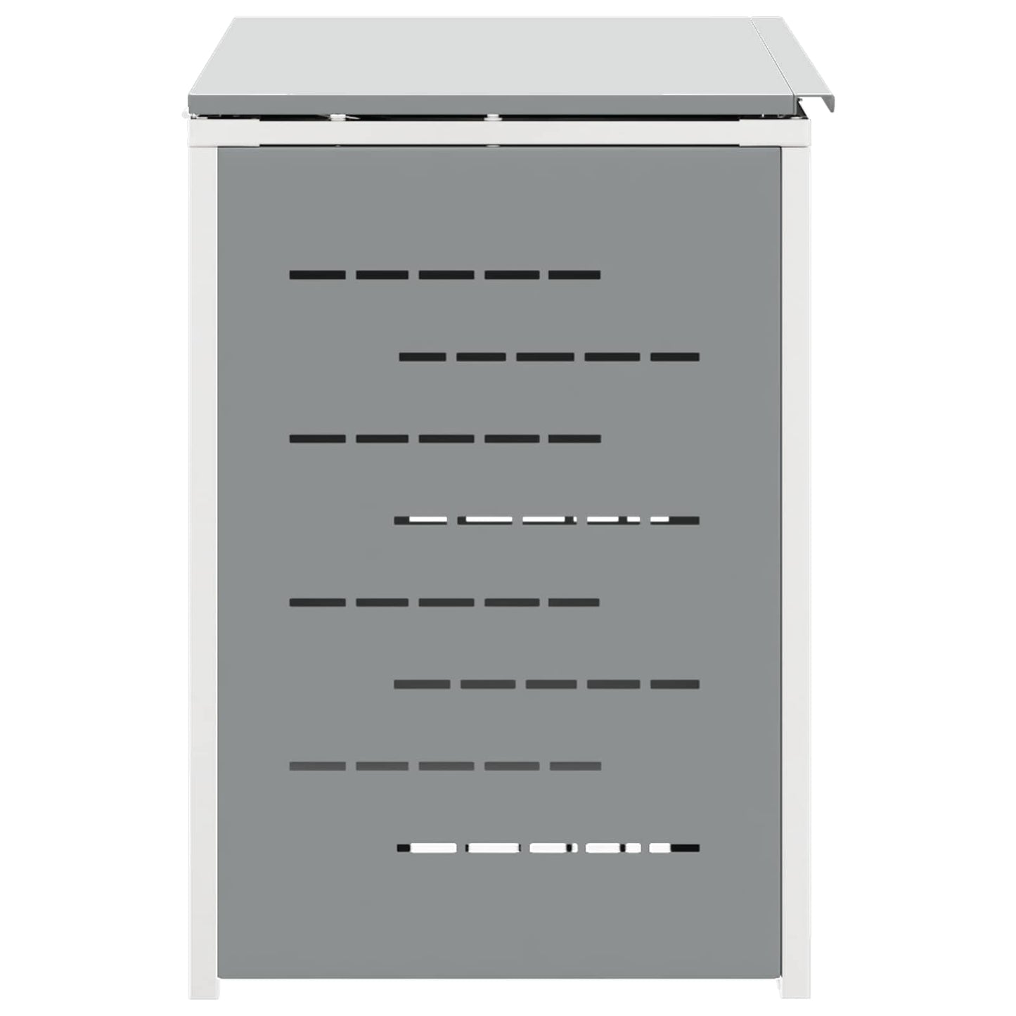 Wheelie Bin Storage for 2 Bins 240L Stainless Steel Grey