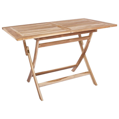 Garden Furniture Set 5 pcs Natural Solid Teak Wood