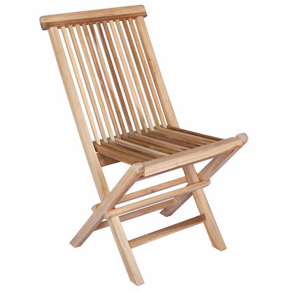 Garden Furniture Set 9 pcs Natural Solid Teak Wood