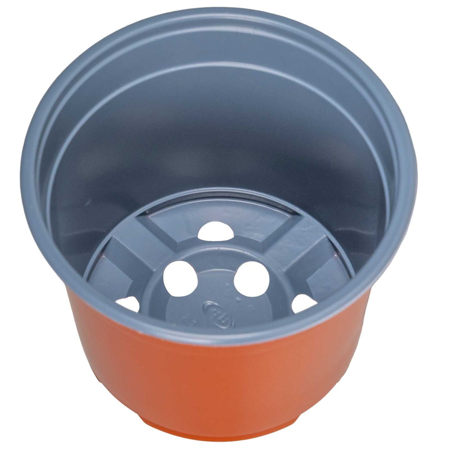 Round Flower Pot 50 pcs Terracotta Ø 10 x 8 cm Plastic