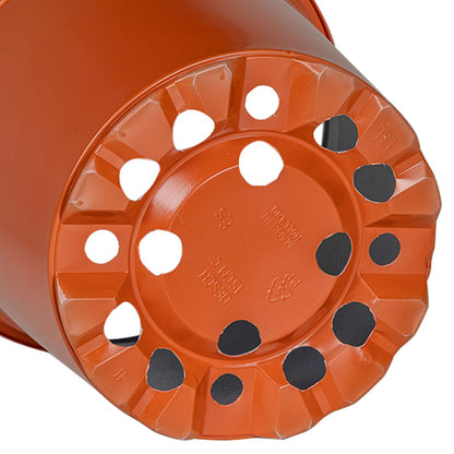 Flower Pot 100 pcs Terracotta Ø 15 x 13 cm Plastic