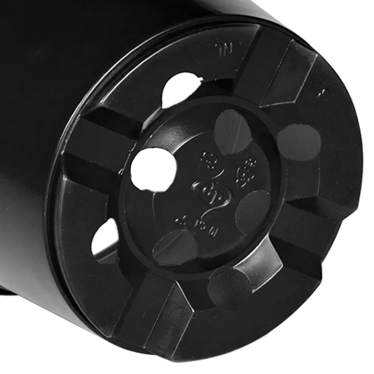 Round Flower Pot 100 pcs Black Ø 10 x 8 cm Plastic
