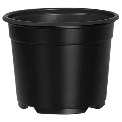 Round Flower Pot 100 pcs Black Ø 10 x 8 cm Plastic