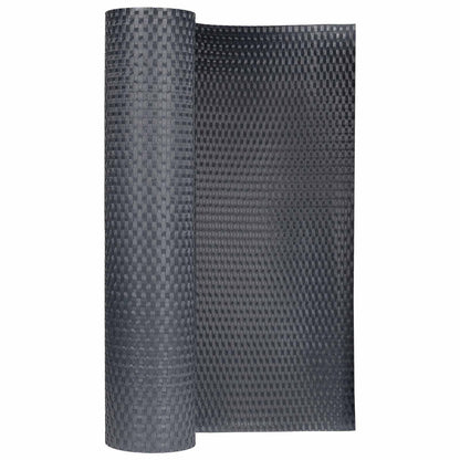 Balcony Screen Dark Grey 300 x 90 cm Poly Rattan