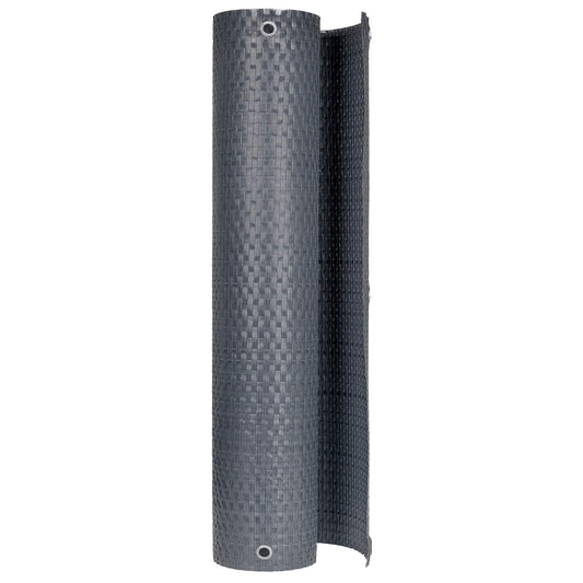 Balcony Screen with Eyelets 300 x 90 cm Poly Rattan Anthracite