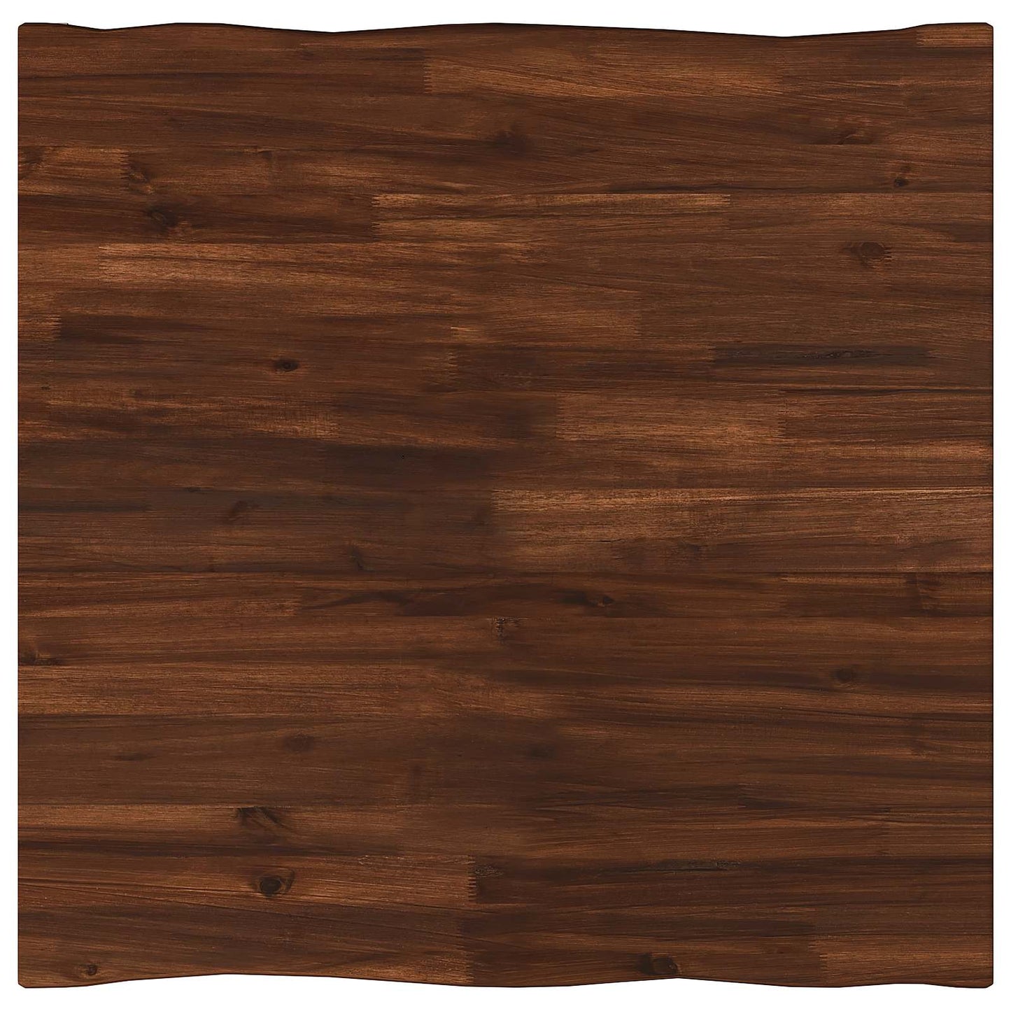 60 x 55 x 75 cm Solid Acacia Wood Dark Brown and Black