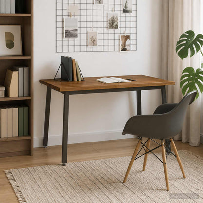 110 x 55 x 75 cm Solid Acacia Wood Natural and Coffee