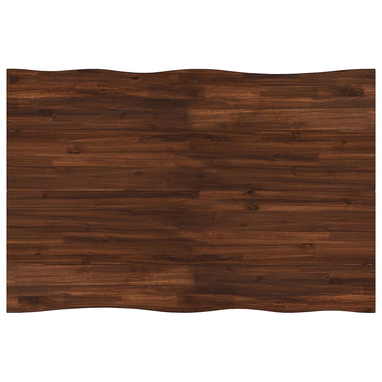 120 x 70 x 75 cm Solid Acacia Wood Dark Brown and Black