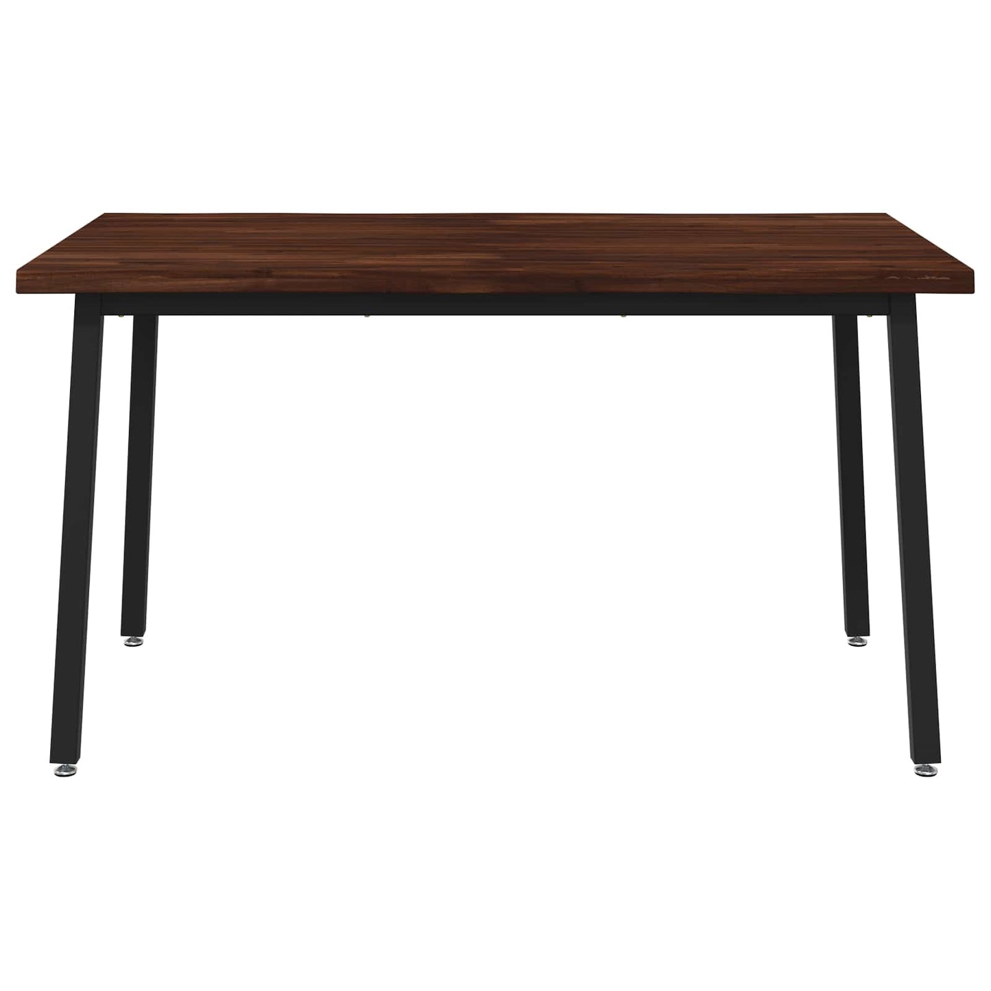 120 x 90 x 75 cm Solid Acacia Wood Dark Brown and Black