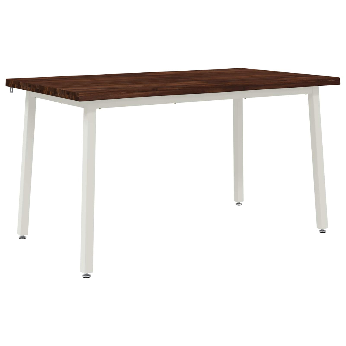 120 x 90 x 75 cm Solid Acacia Wood Dark Brown and White