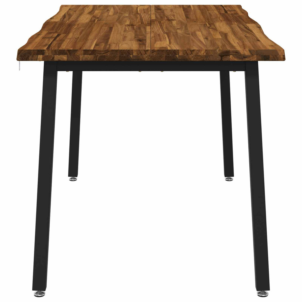 120 x 90 x 75 cm Solid Acacia Wood Natural and Black
