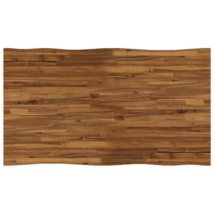 120 x 90 x 75 cm Solid Acacia Wood Natural and Black