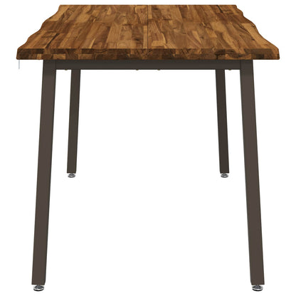 120 x 90 x 75 cm Solid Acacia Wood Natural and Coffee