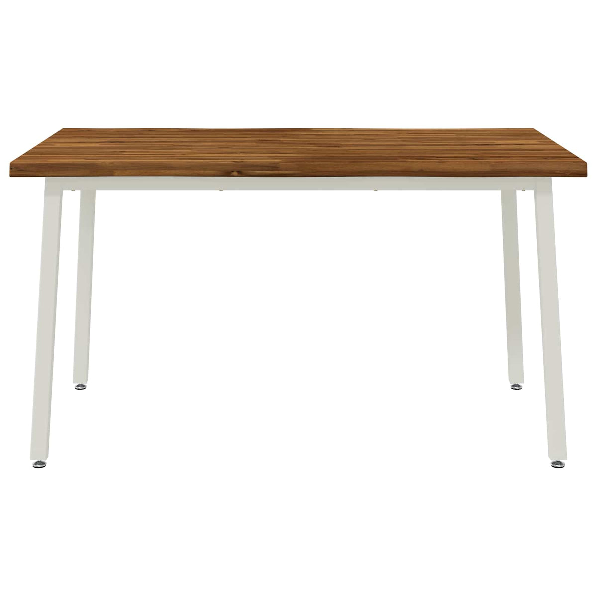 120 x 90 x 75 cm Solid Acacia Wood Natural and White
