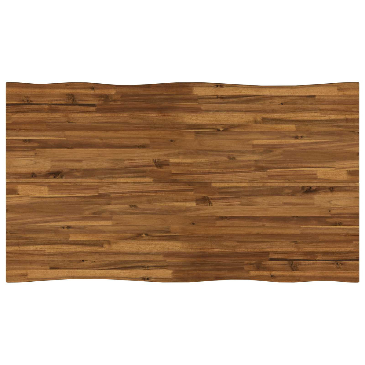 120 x 90 x 75 cm Solid Acacia Wood Natural and White