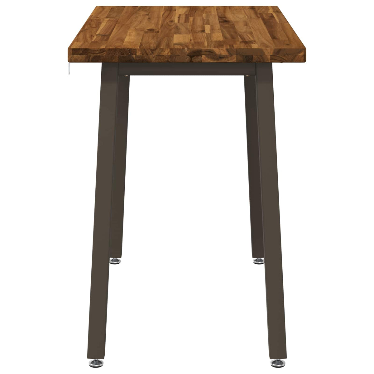 90 x 55 x 75 cm Solid Acacia Wood Natural and Coffee