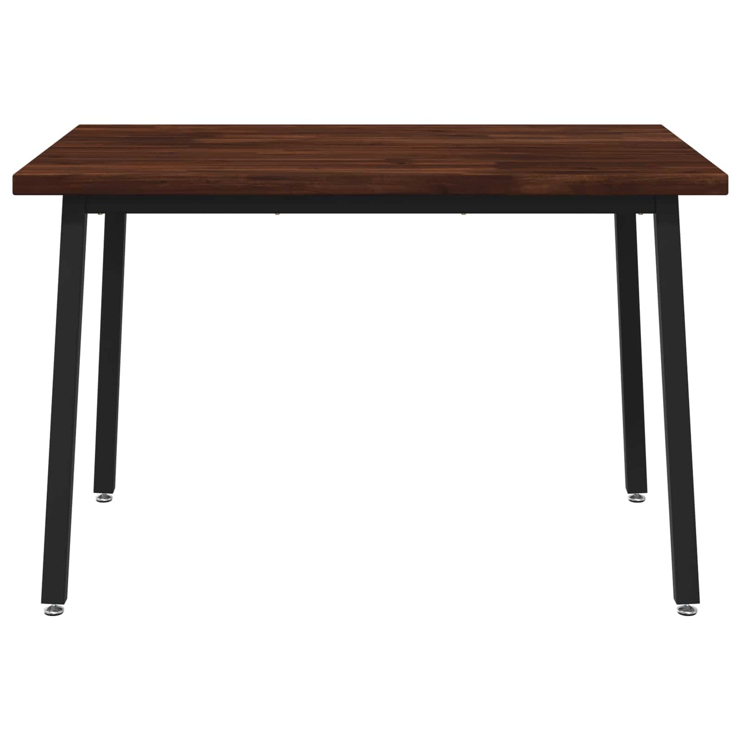 120 x 70 x 75 cm Solid Acacia Wood Dark Brown and Black