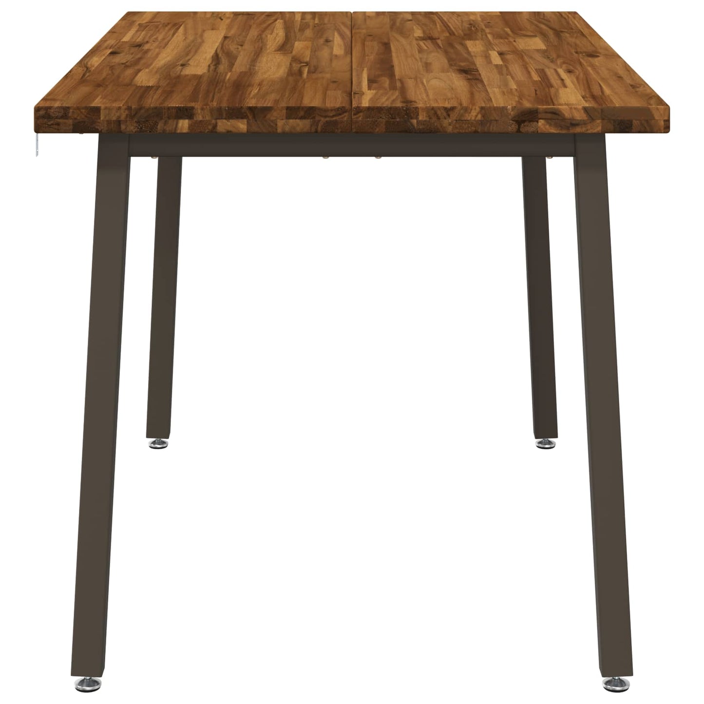 120 x 70 x 75 cm Solid Acacia Wood Natural and Coffee