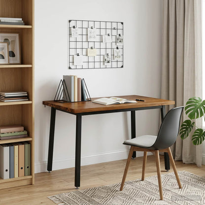 120 x 70 x 75 cm Solid Acacia Wood Natural and Black