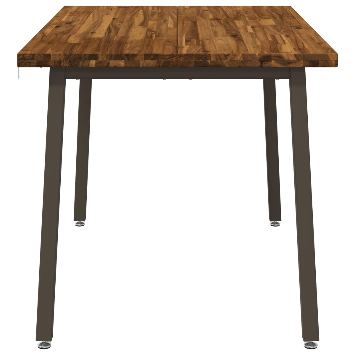 120 x 80 x 75 cm Solid Acacia Wood Natural and Coffee