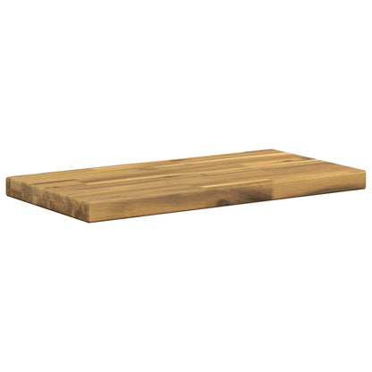 Rectangular Table Top 60 x 20 x 3.5 cm Rectangular White